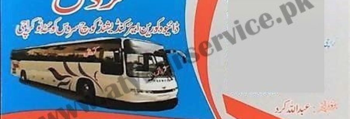 Kurdish Daewoo Korean AC Coach – Saryab Road, Quetta