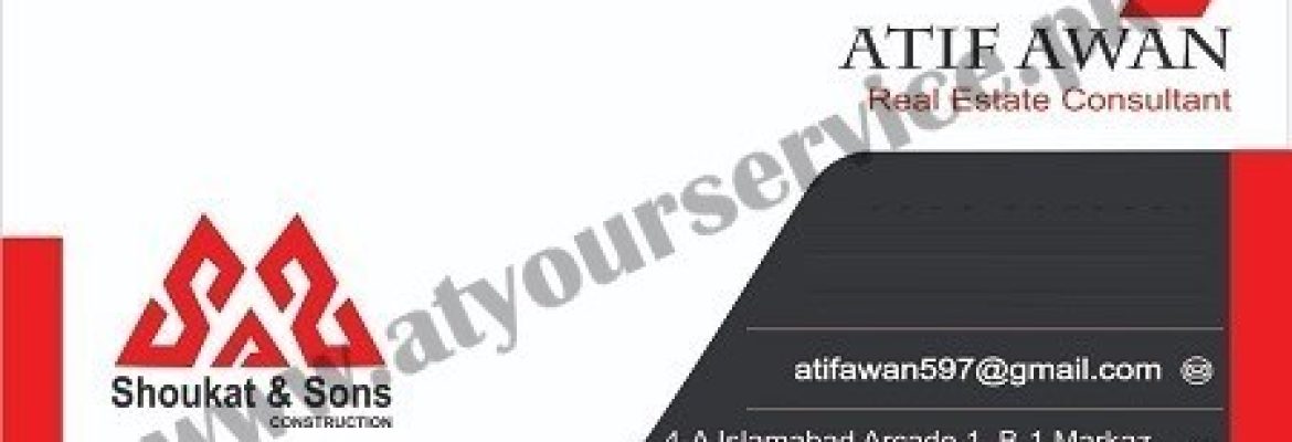 Shoukat & Sons Construction – Islamabad Arcade 1, B1 Markaz, Multi Gardens, B17, Islamabad