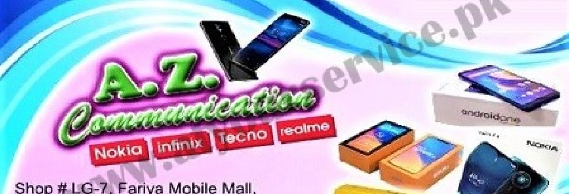 A Z Communications – Fariya Mobile Mall, Gulshan Chowrangi, Rashid Minhas Road, Karachi