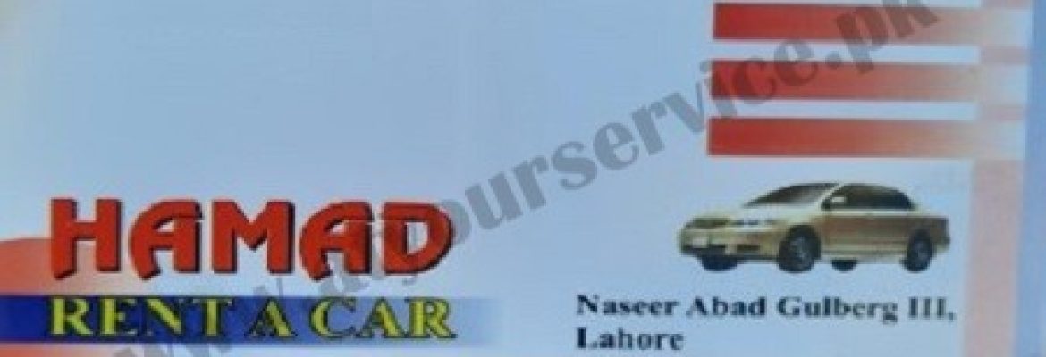 Hamad Rent A Car – Gulberg Lahore