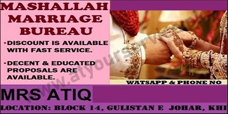 Marriage Bureau in Karachi and Hyderabad Pakistan