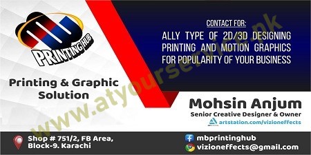 Digital Printing & Graphic Designing Services in Karachi