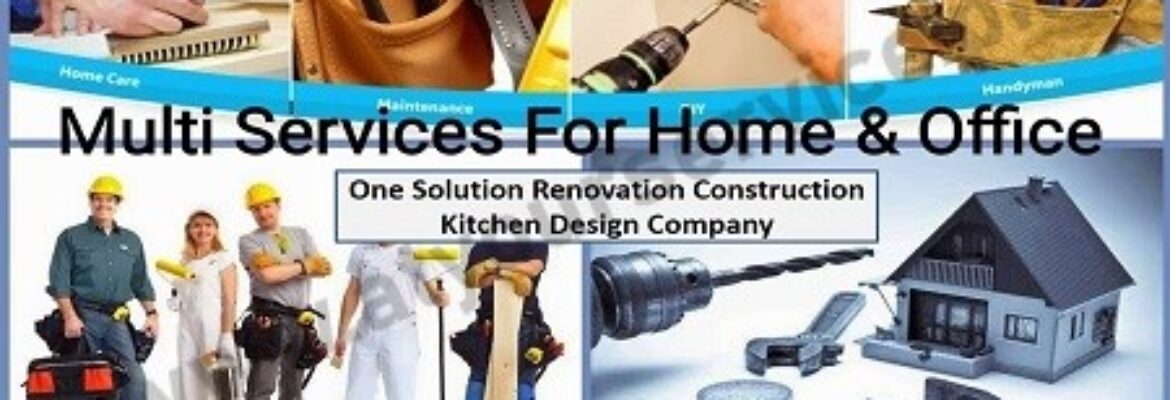 One Solution – Renovation Construction Kitchen Design Company