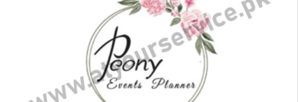 Peony Events Planner