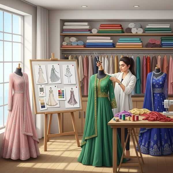 Fashion boutiques and designers in Pakistan creating custom and ready-to-wear clothing