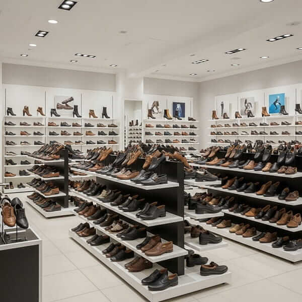 Footwear stores in Pakistan selling shoes, sandals, and formal footwear