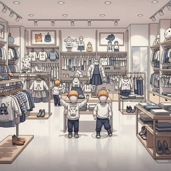 Kids fashion stores in Pakistan offering clothing and accessories for children