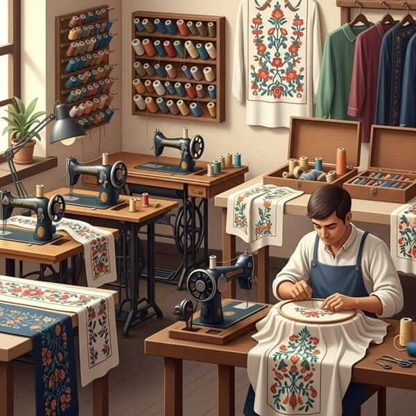 Tailoring and embroidery services in Pakistan for custom clothing